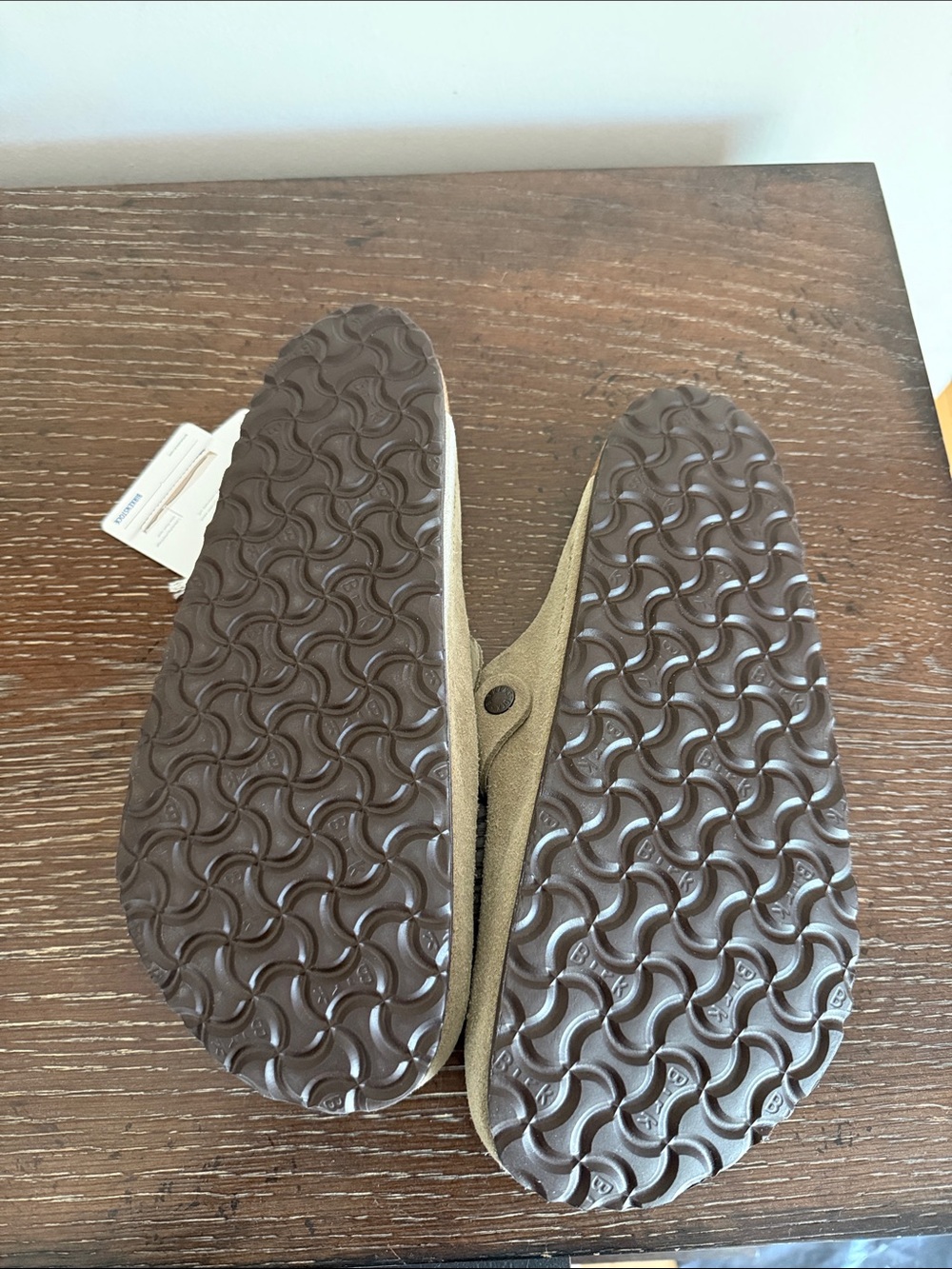 Birkenstock Boston Suede Clog - Sand/Taupe - Picture 3 of 5